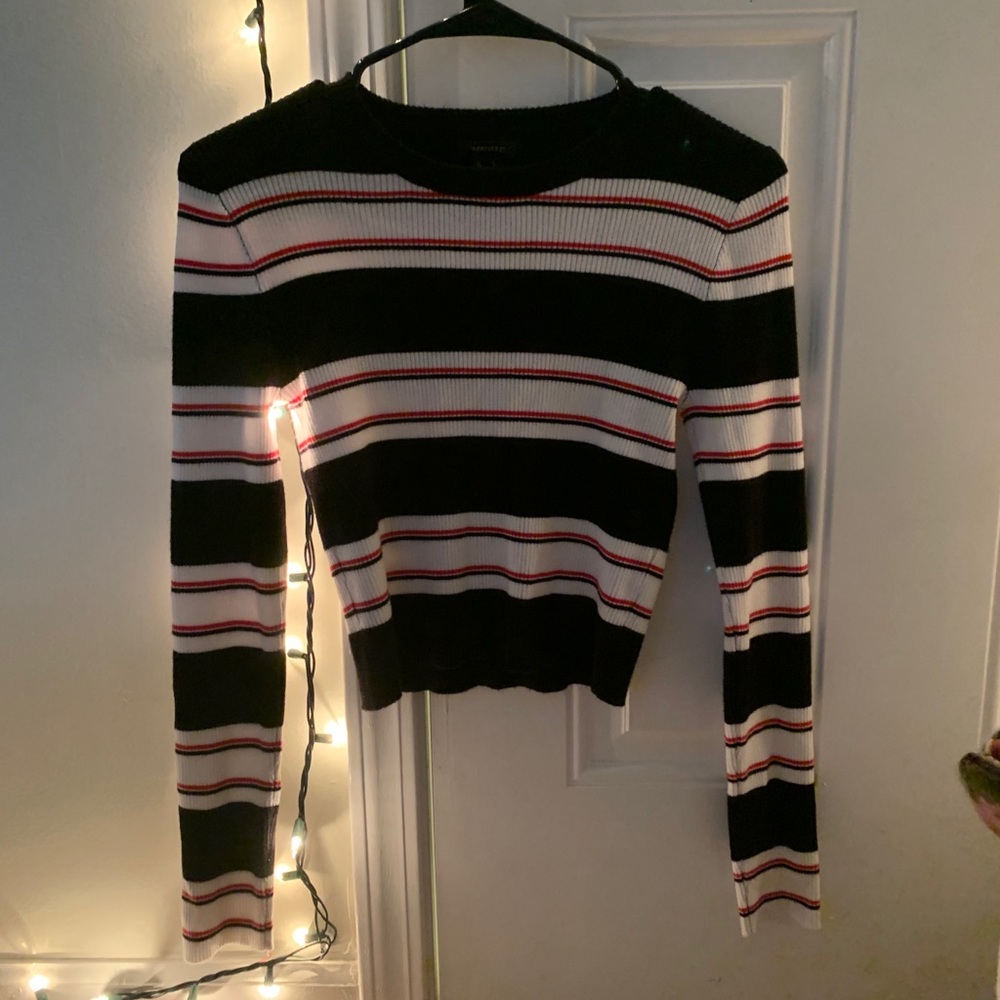 forever 21 striped long sleeves
